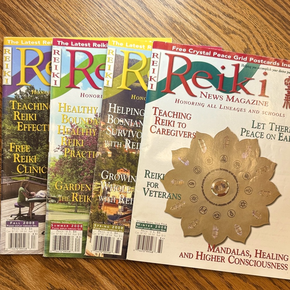 REIKI 2008 “Reiki News Magazine” Winter, Spring, Summer & Fall